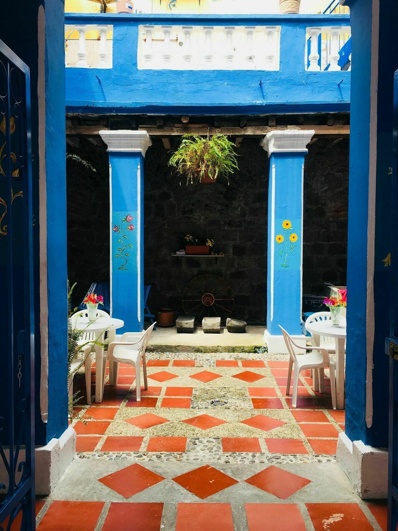 ホテル Blue Door Housing Historic キト エクステリア 写真